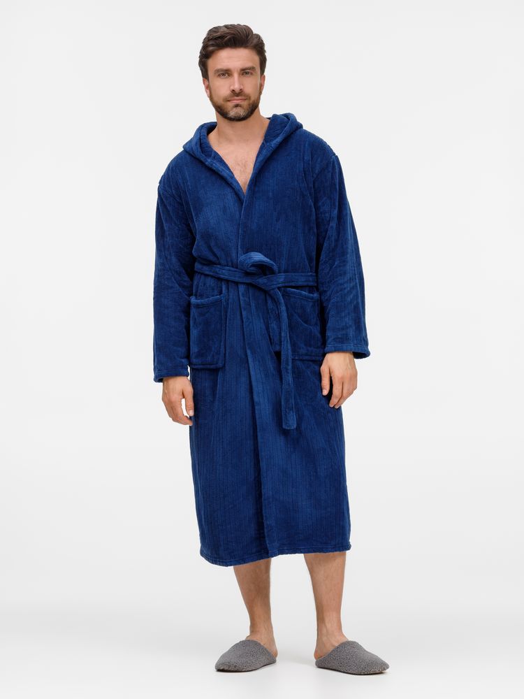 Халат флисовый Magic Mantle, темно-синий-2