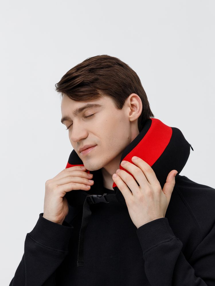 Дорожная подушка Piligrim, красная-5