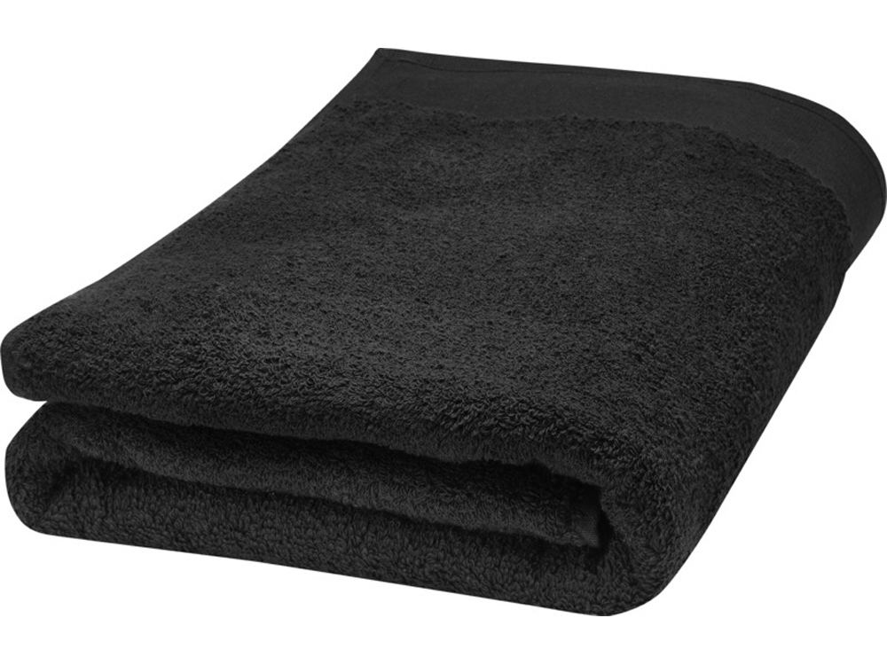 Полотенце для ванны Ellie из хлопка плотностью 550 г/м2 и размером 70x140 см, черный-0