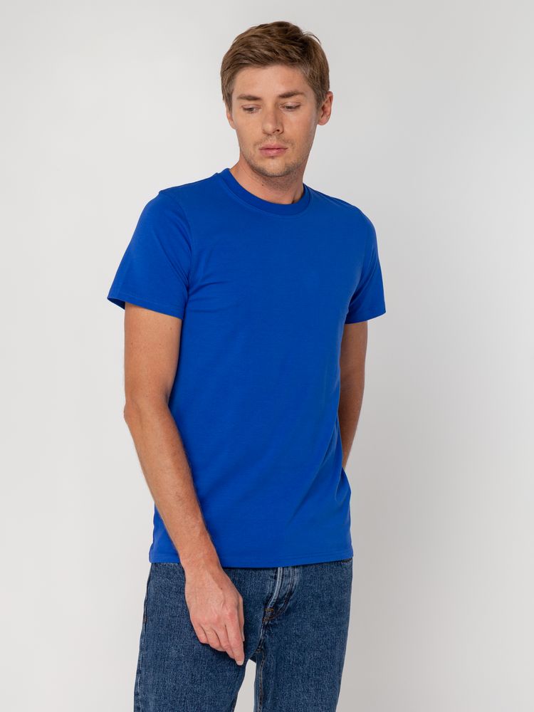 Футболка мужская T-bolka Stretch, ярко-синяя-4
