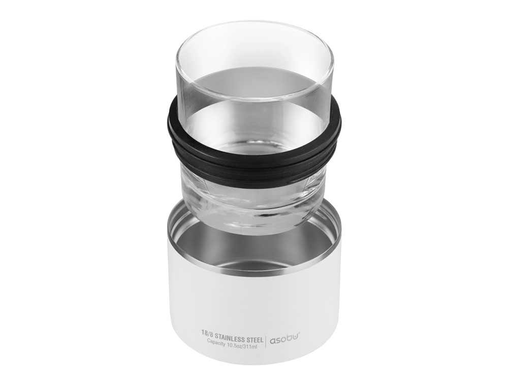 Тумблер для виски WHISKEY KUZIE, белый-4