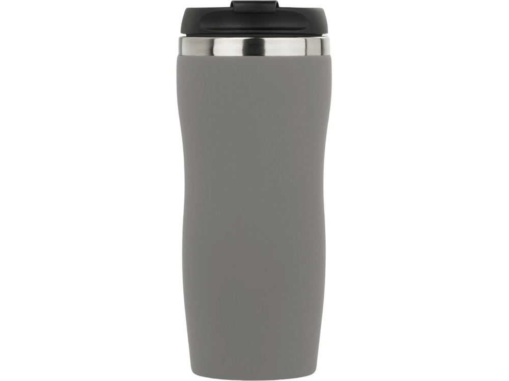 Термокружка Double wall mug C1, soft touch, 350 мл, серый-2
