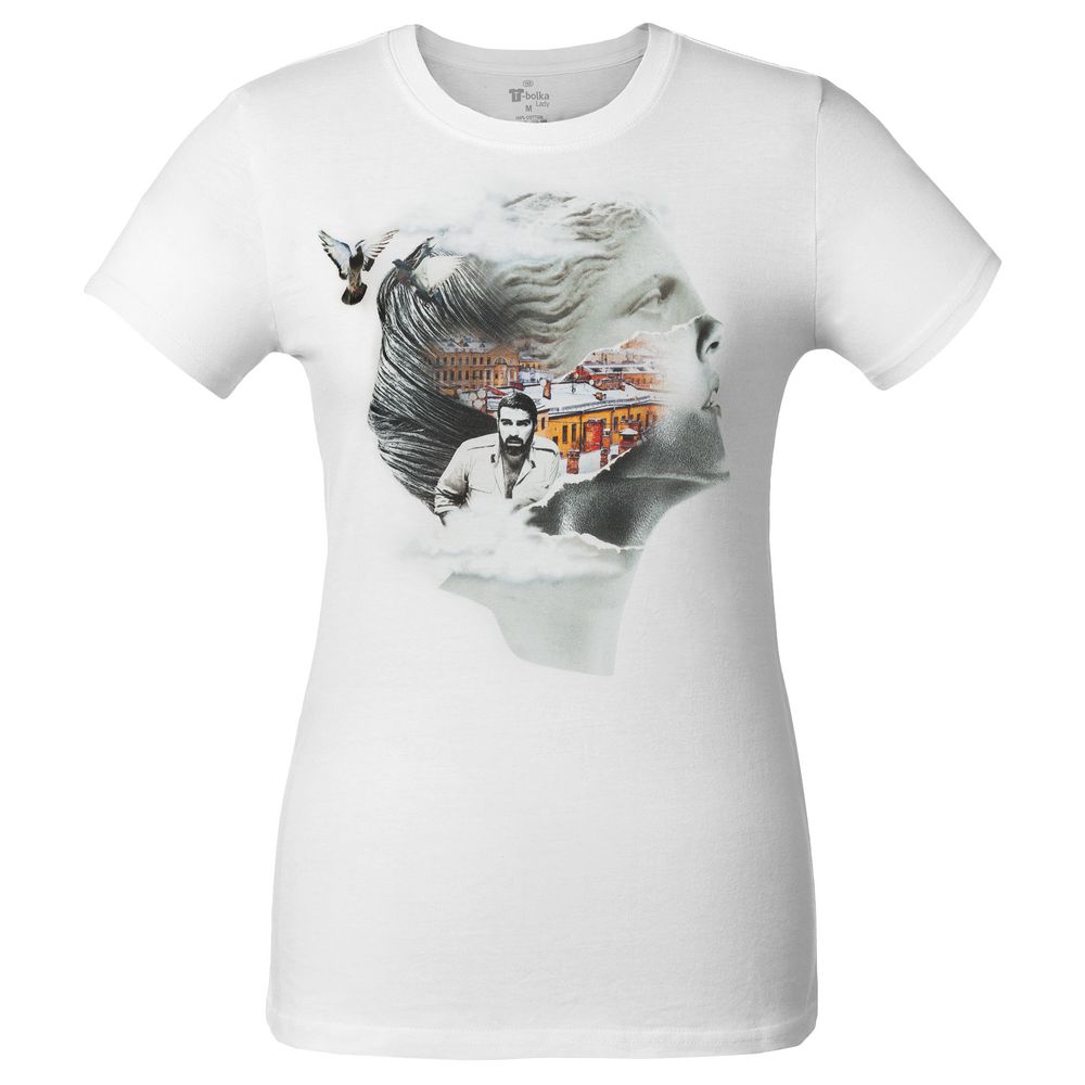 Футболка женская «Подруга Питер», белая-1