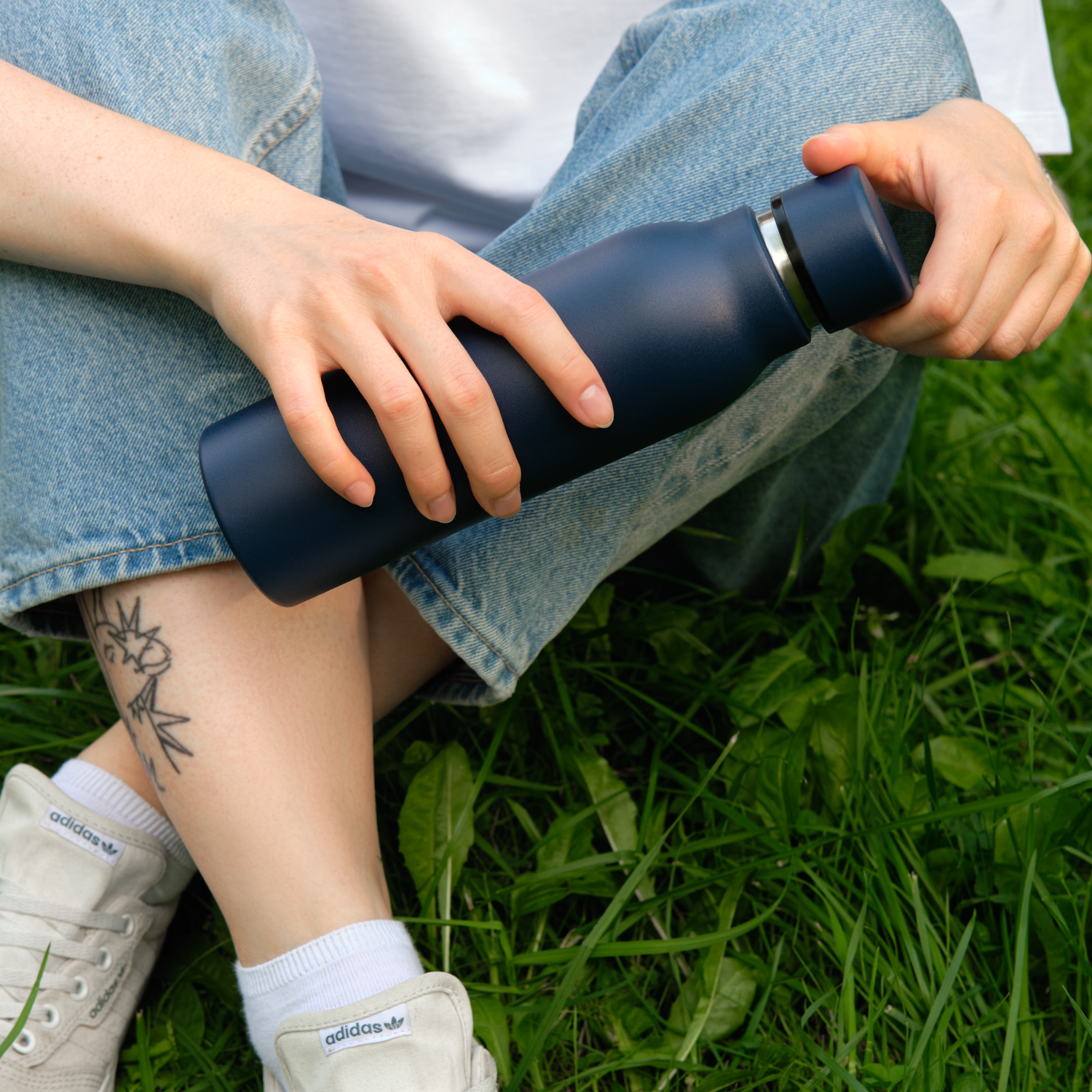 Термобутылка вакуумная герметичная Соренто (Sorento), синяя-7