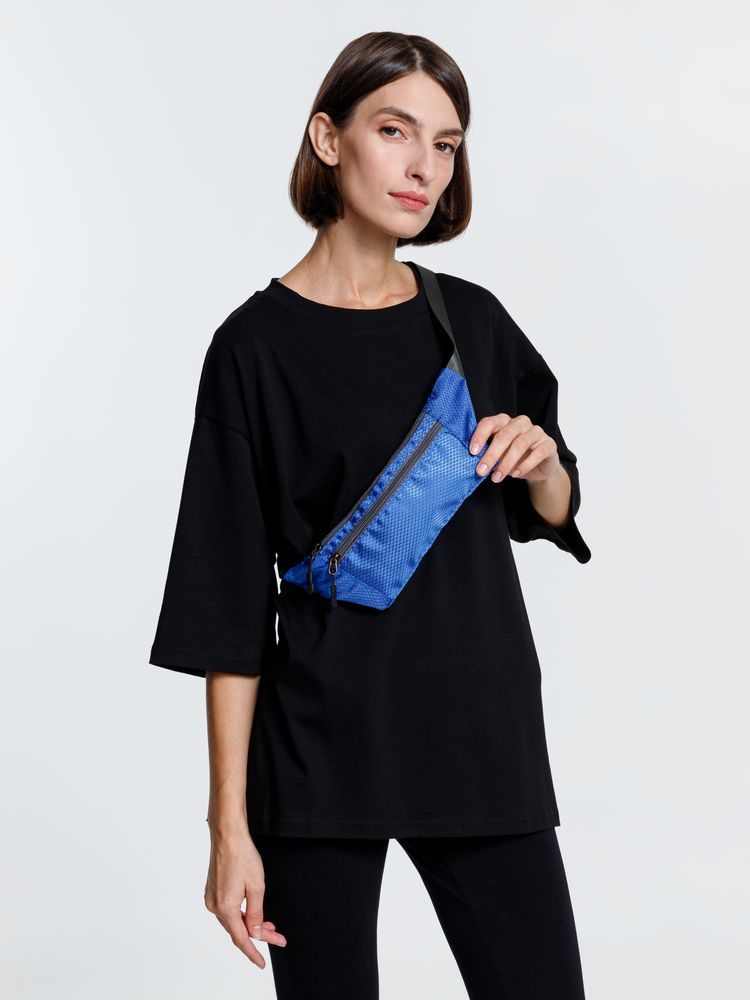 Спортивная поясная сумка Run for Fun, синяя-3