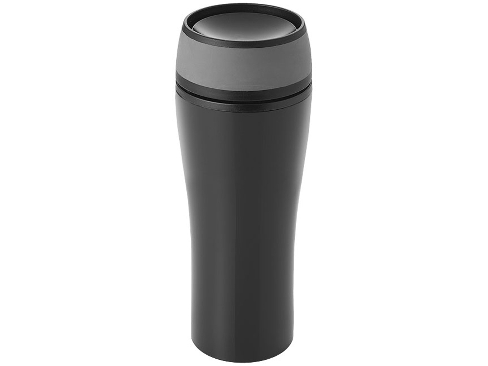 Термостакан герметичный Curve, черный-0