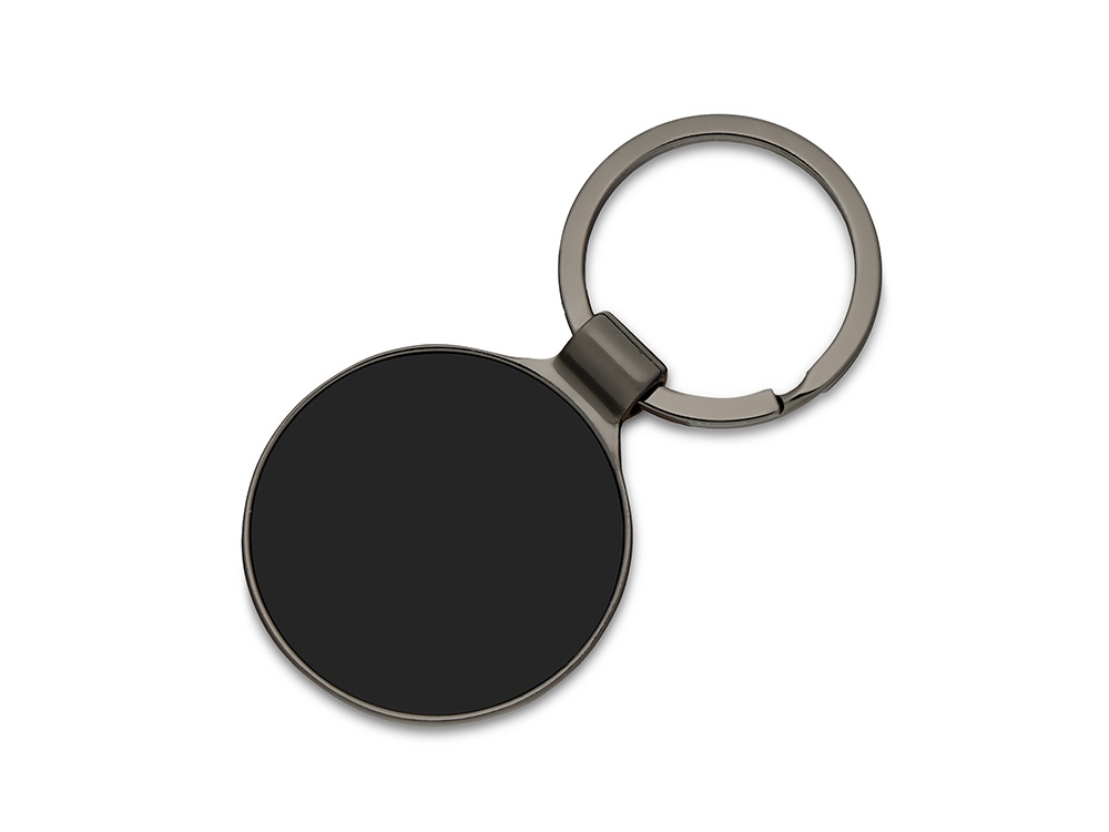 Брелок Light Steel Rnd, цвет оружейной стали-0