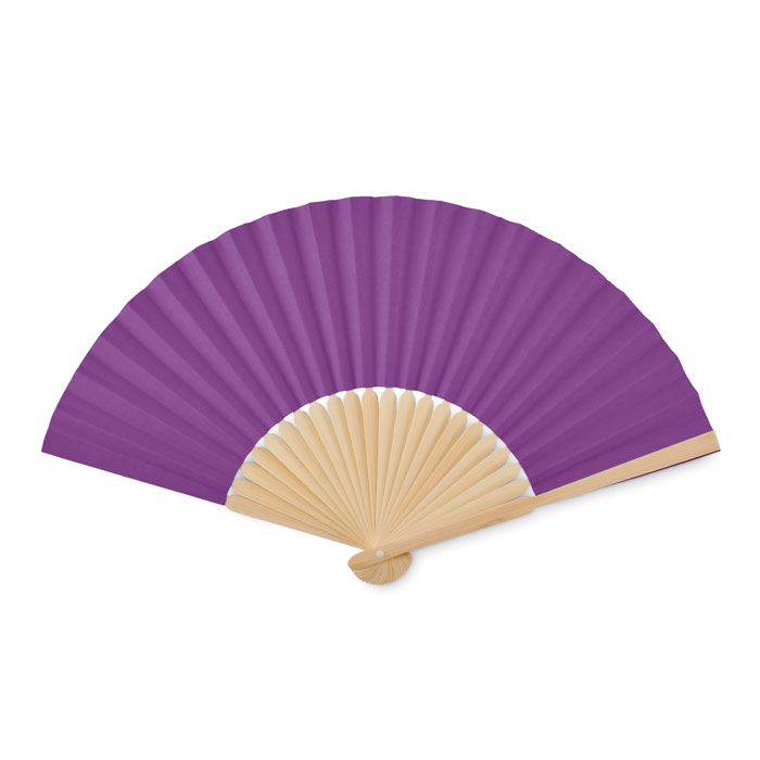 Manual hand fan, фиолетовый-0