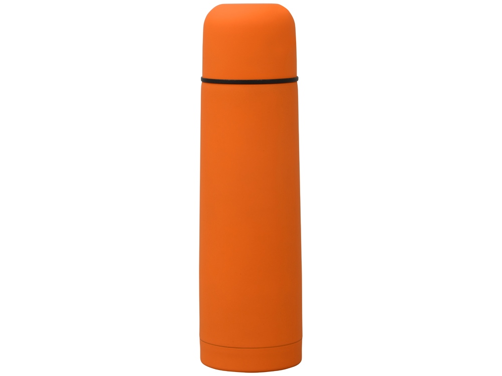 Термос Ямал Soft Touch с чехлом, 500мл, оранжевый-4