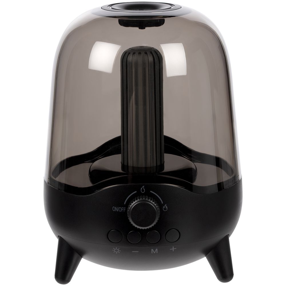 Беспроводная колонка с подсветкой soundFlicker, черная-1