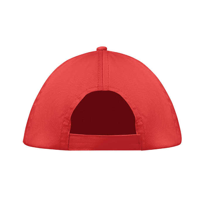 5 panel baseball cap, красный-1
