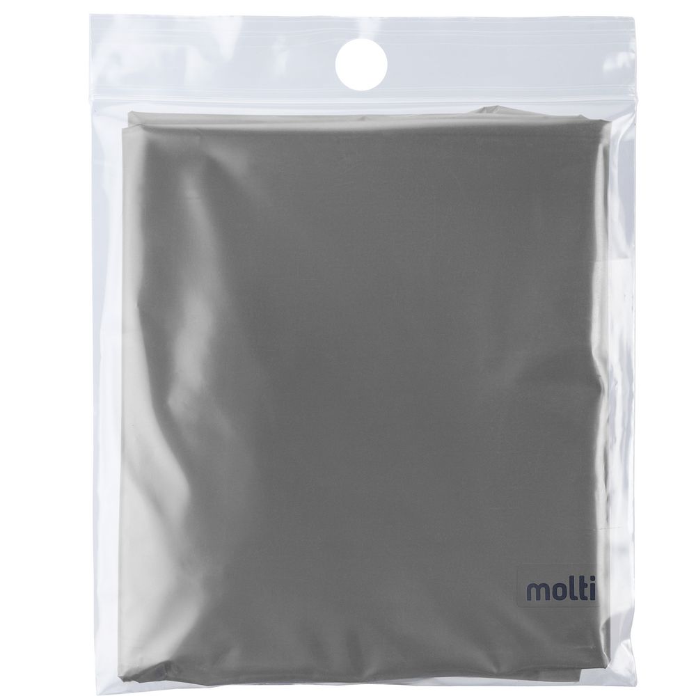 Дождевик-плащ CloudTime, серебристый-3