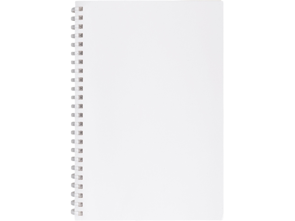 Блокнот на мягкой спирали А5 Sahara, 60 листов 70 гр/м2, белый-2