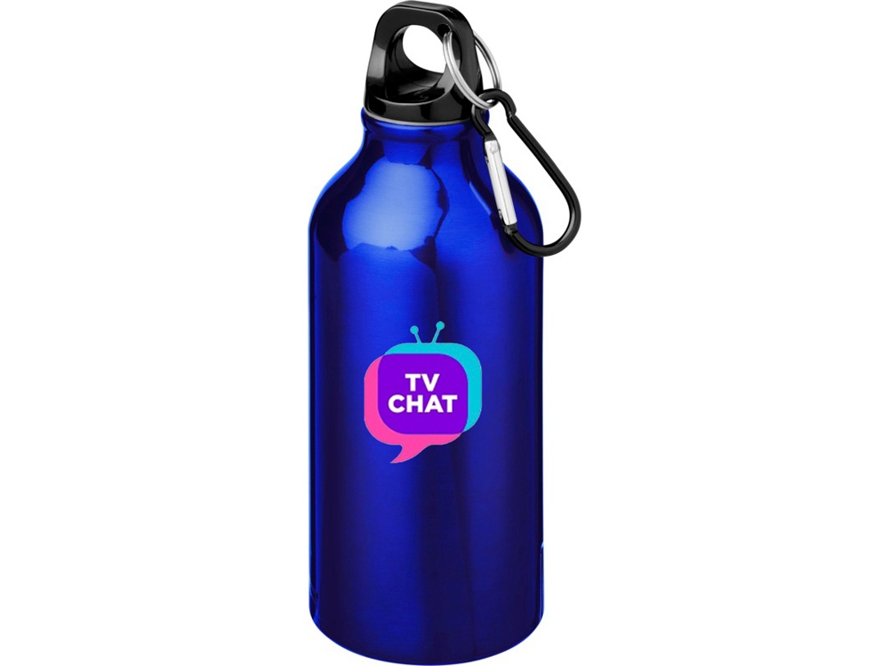 Бутылка Oregon с карабином 400мл, синий-0