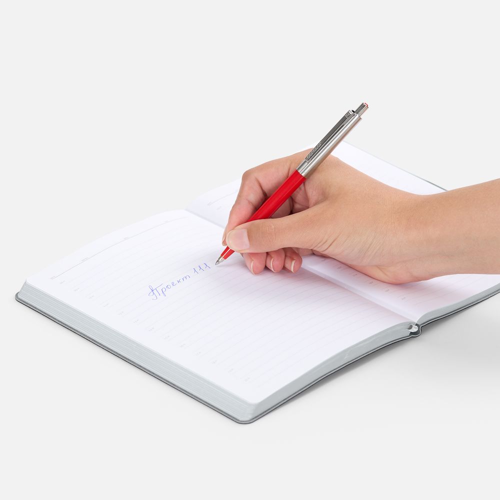 Ручка шариковая Senator Point Metal, ver.2, красная-2