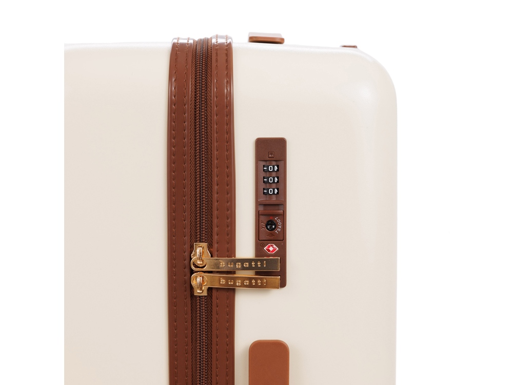 Чемодан BUGATTI Amelia, бежевый, поликарбонат / АБС-пластик, 32х22х53 см, 30 л-6
