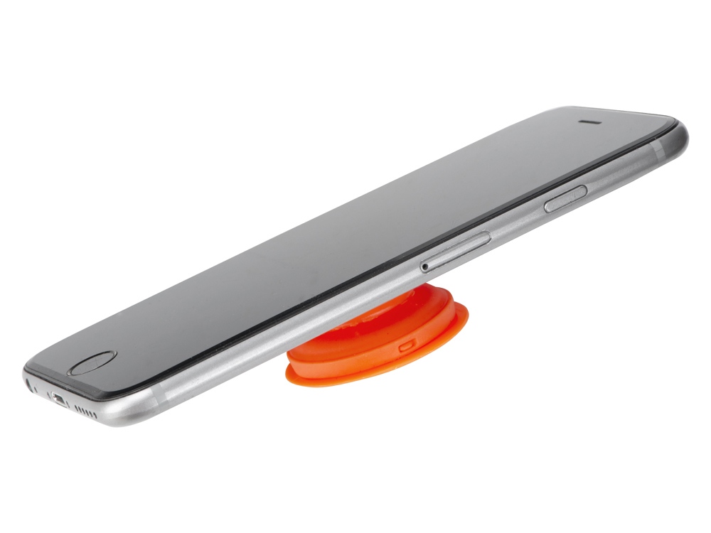 Держатель для телефона Pop Stand, оранжевый-5