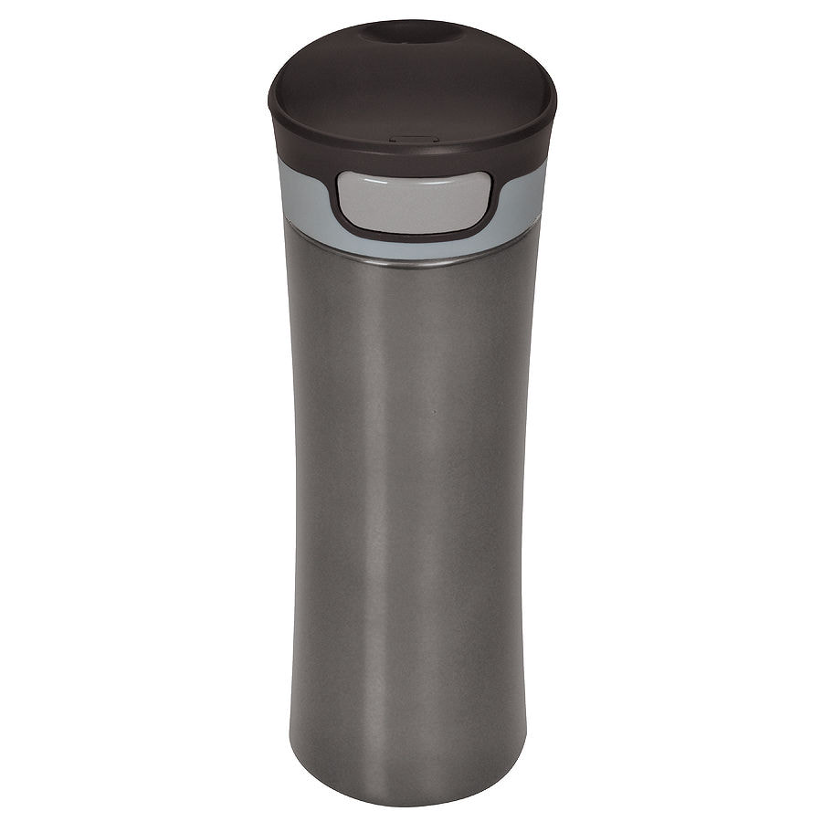 Термокружка дорожная  вакуумная DISCOVER, 450 мл, серый-0