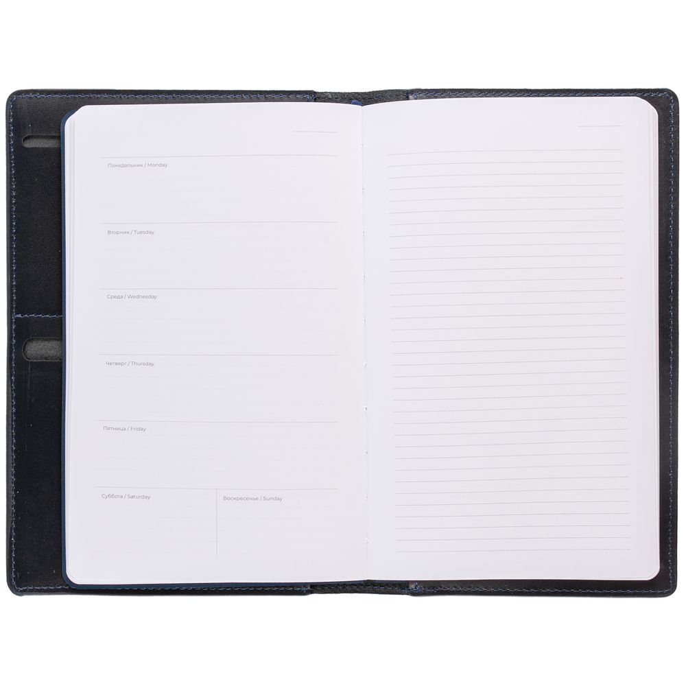 Еженедельник-портфолио Remini, недатированный, темно-синий-5