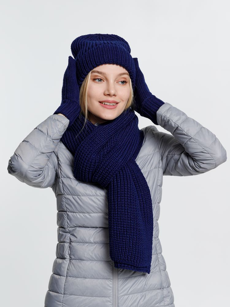 Шапка Nordkyn, темно-синяя-2