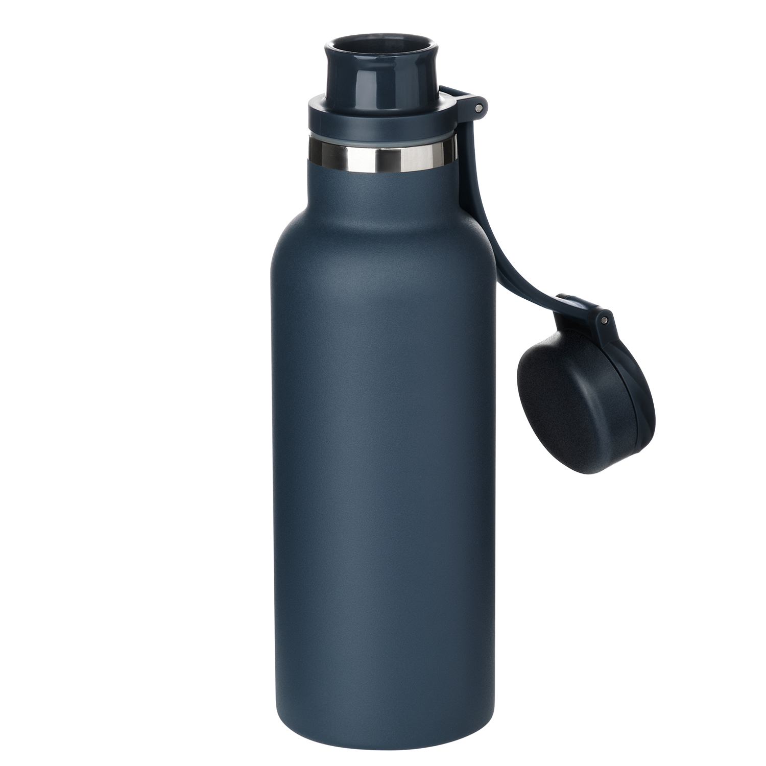 Термобутылка вакуумная герметичная Модена, синяя-4