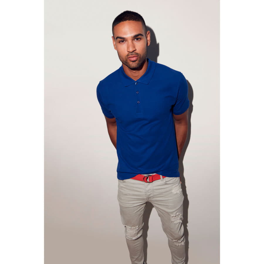 Поло мужское ICONIC POLO 180, голубой-1