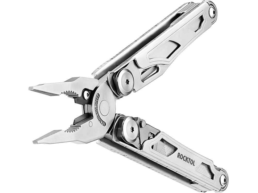 Мультитул Rocktol 29 в 1 со сменными резцами и пилой, нержавеющая сталь, нейлоновый чехол-2