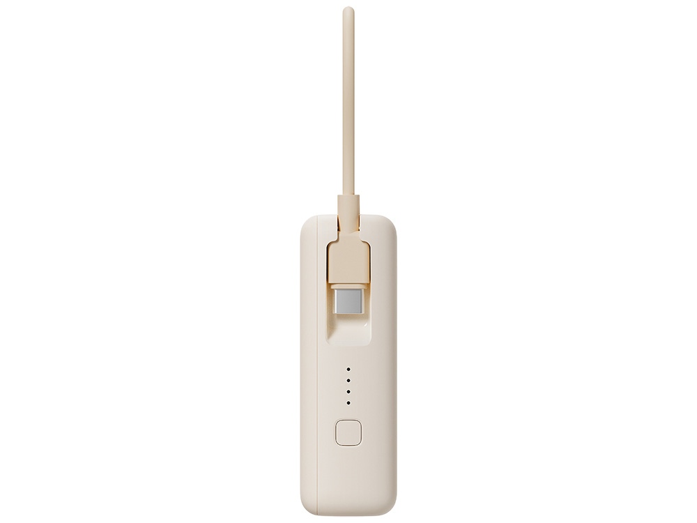 Внешний аккумулятор со встроенным кабелем Xiaomi Power Bank 10000mAh (Integrated Cable) Tan GL-2