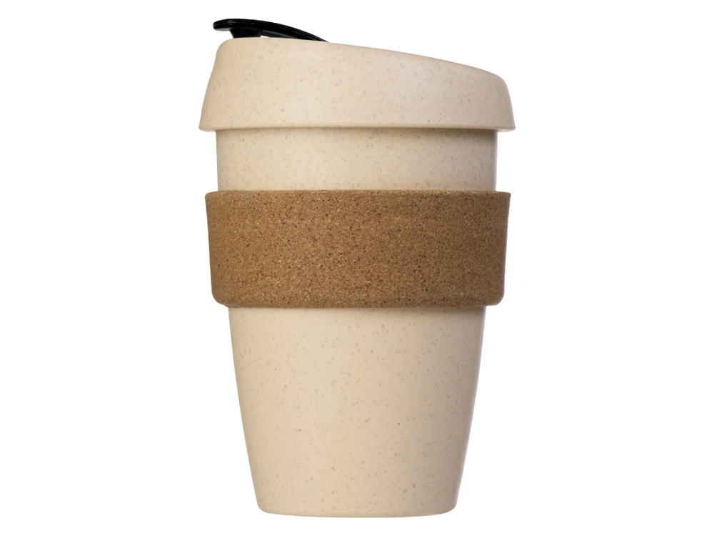 Стакан из пшеничного волокна с двойными стенками Pino, черный-4