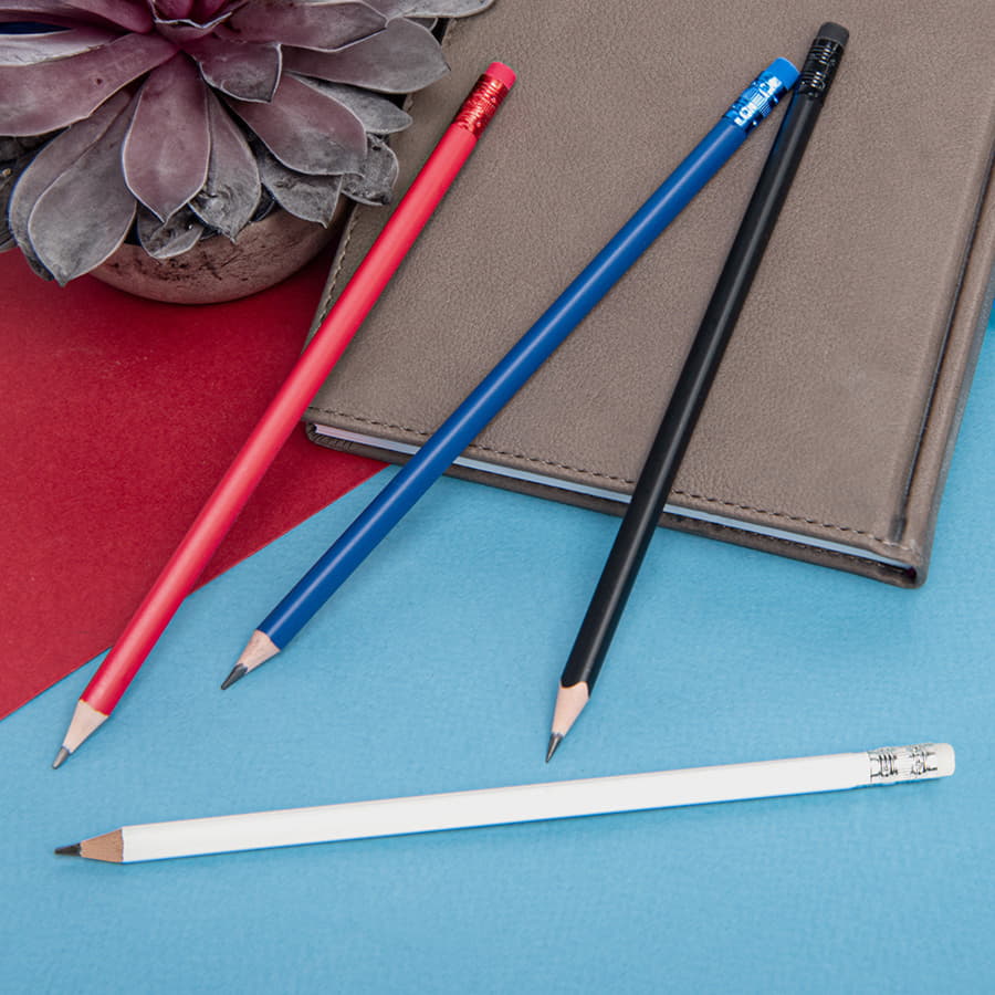 Карандаш чернографитный трехгранный TRINITY , красный-4