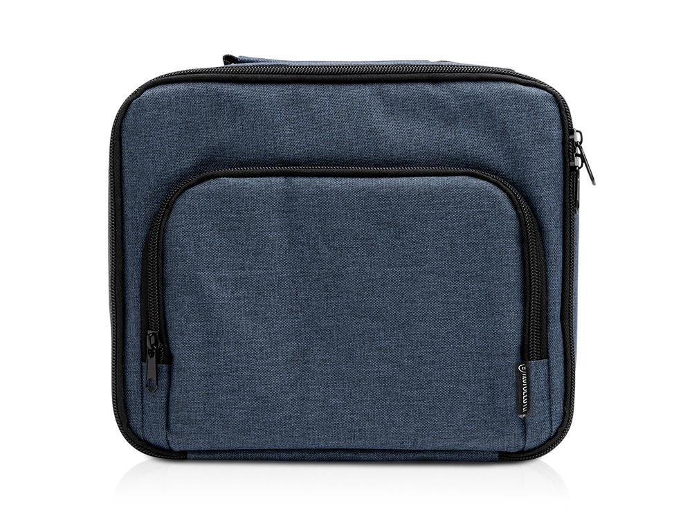 Сумка-холодильник из переработанного полиэстера Сотэк (SOTEK), меланжевый синий-0