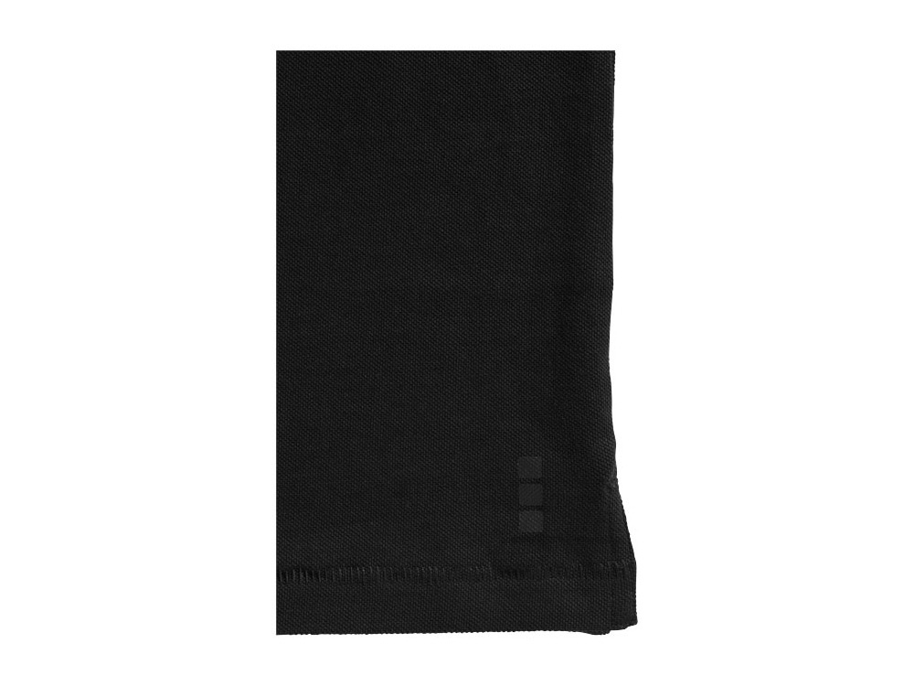 Рубашка поло Oakville женская с длинным рукавом, черный-2