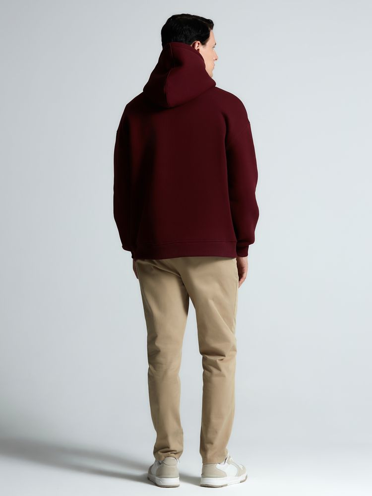 Худи Kulonga Oversize, бордовое-5