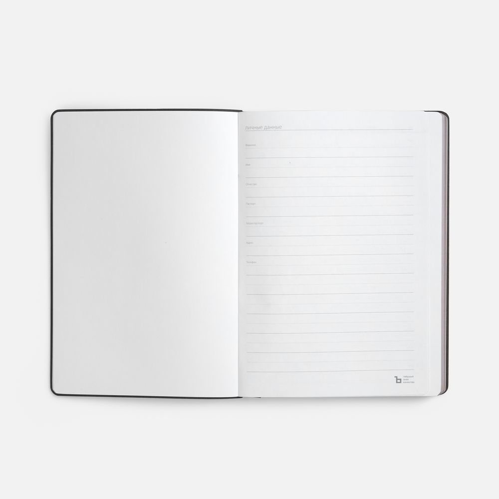 Ежедневник Nebraska Flex, недатированный, красный с золотистым-3