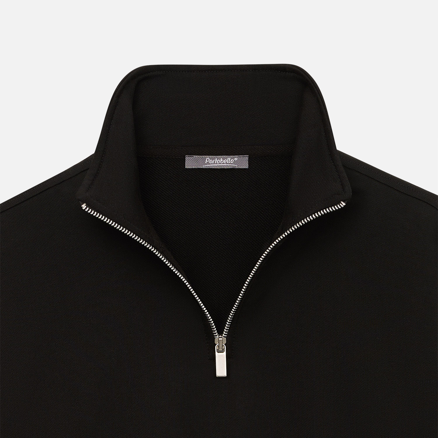 Толстовка на молнии унисекс FLOW, черная-10