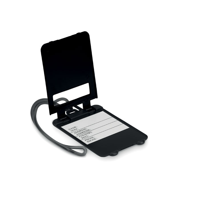 Бирка багажная, черный-2