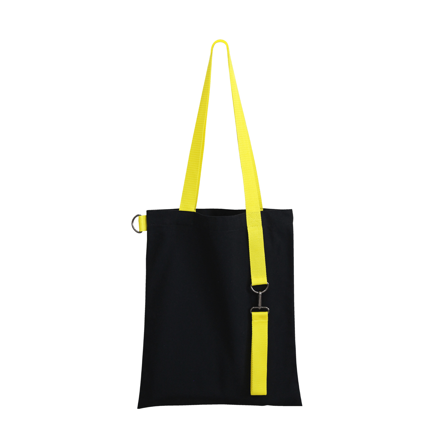 Шоппер Superbag black (чёрный с жёлтым)-2