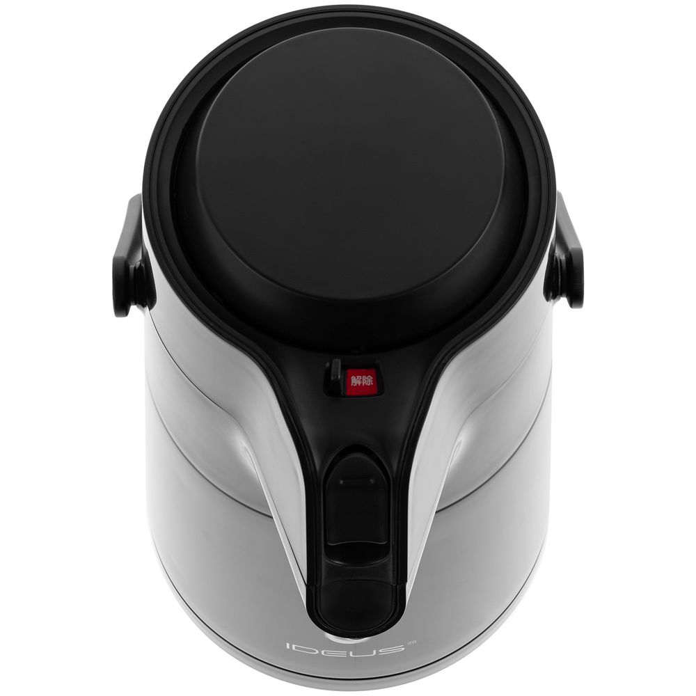 Термос с помпой Jiayi, черный-3