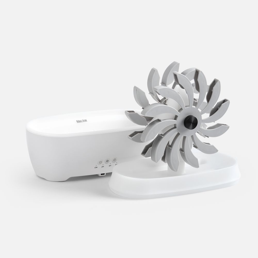 Увлажнитель-ароматизатор Steam Spin, белый с серым-2