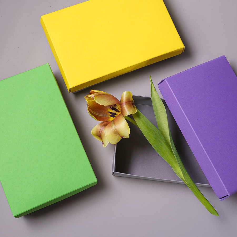 Коробка подарочная CRAFT BOX размер 17,5 x 11,5 x 4 см, белый, серый-4