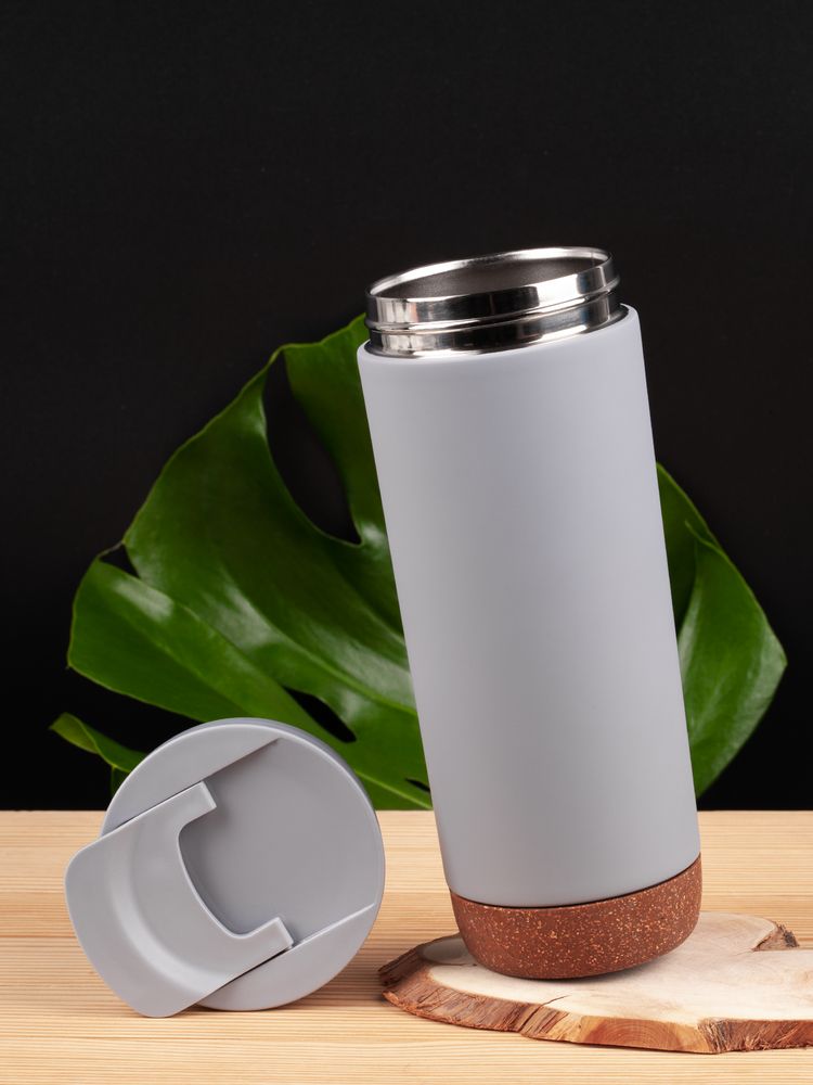 Термостакан Steady, серый-4