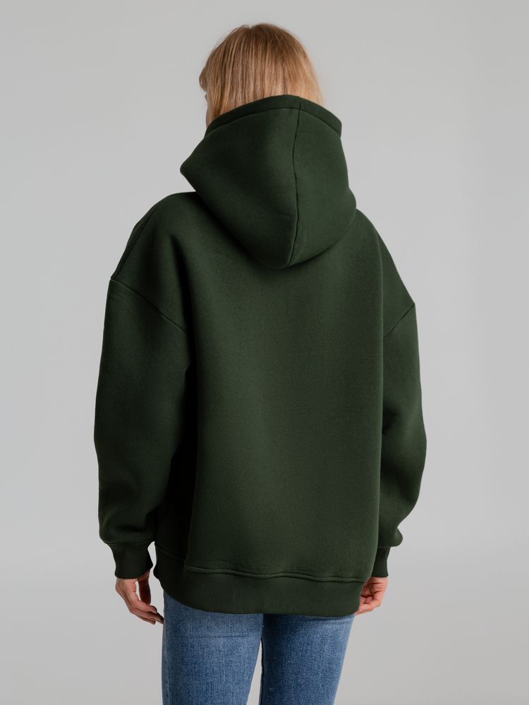 Худи Kulonga Oversize, темно-зеленый (хаки)-3