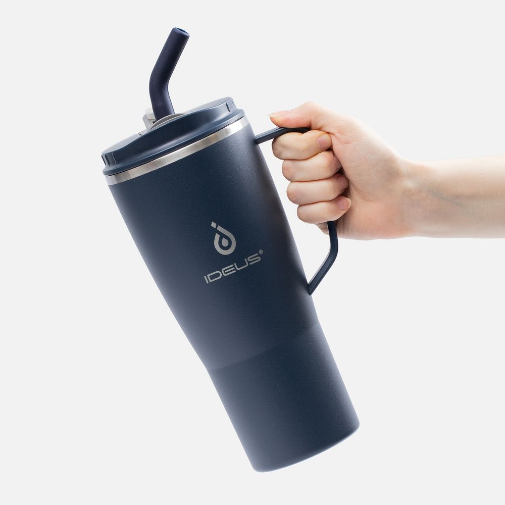 Термостакан Kasumigaoka, темно-синий-4