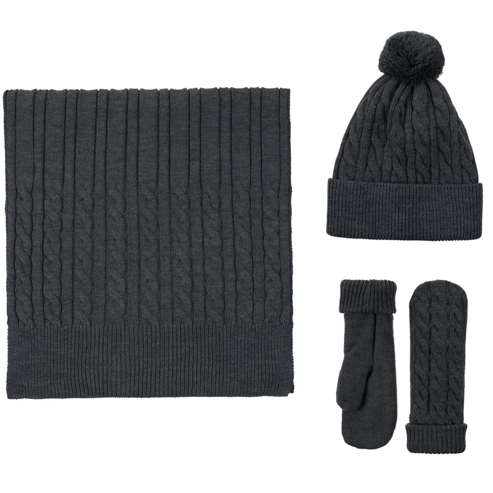 Набор Heat Trick, черный меланж-2