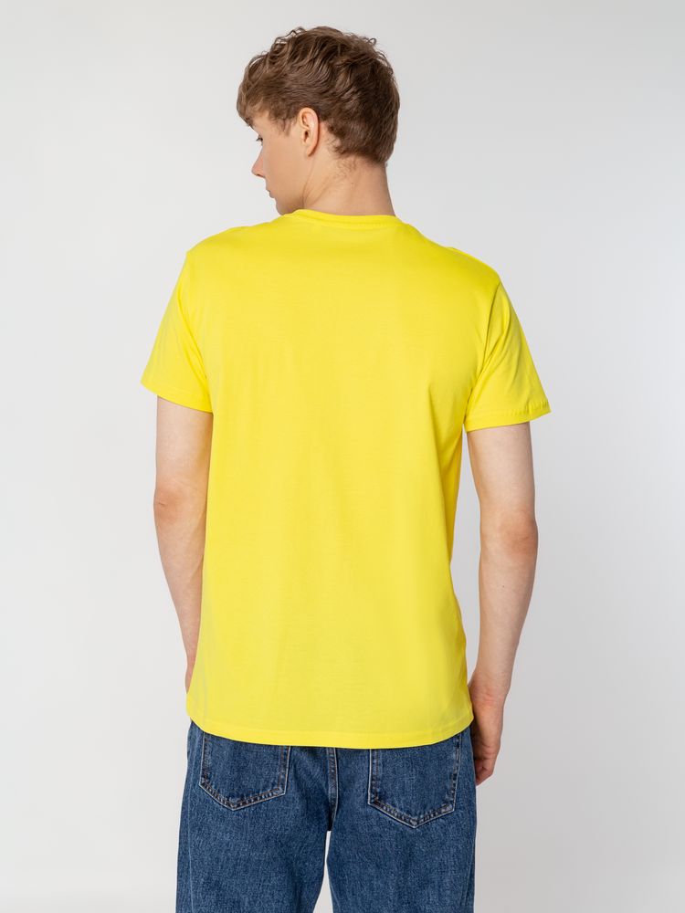 Футболка унисекс T-Bolka 160, желтая-4