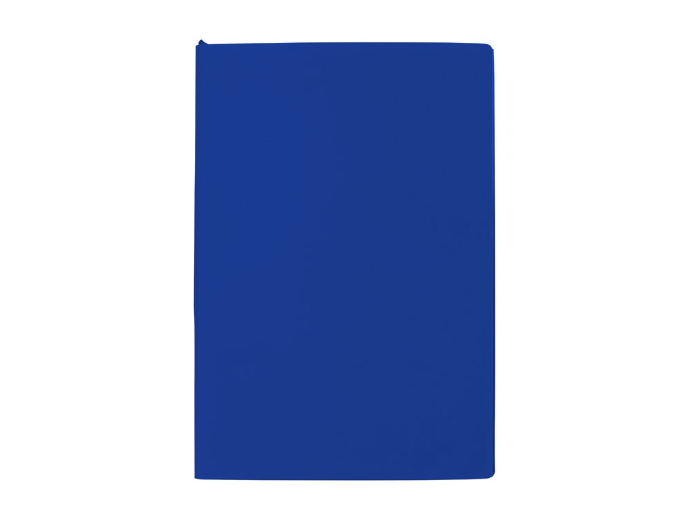 Бизнес-блокнот C1 софт-тач, гибкая обложка, 128 листов, синий-1