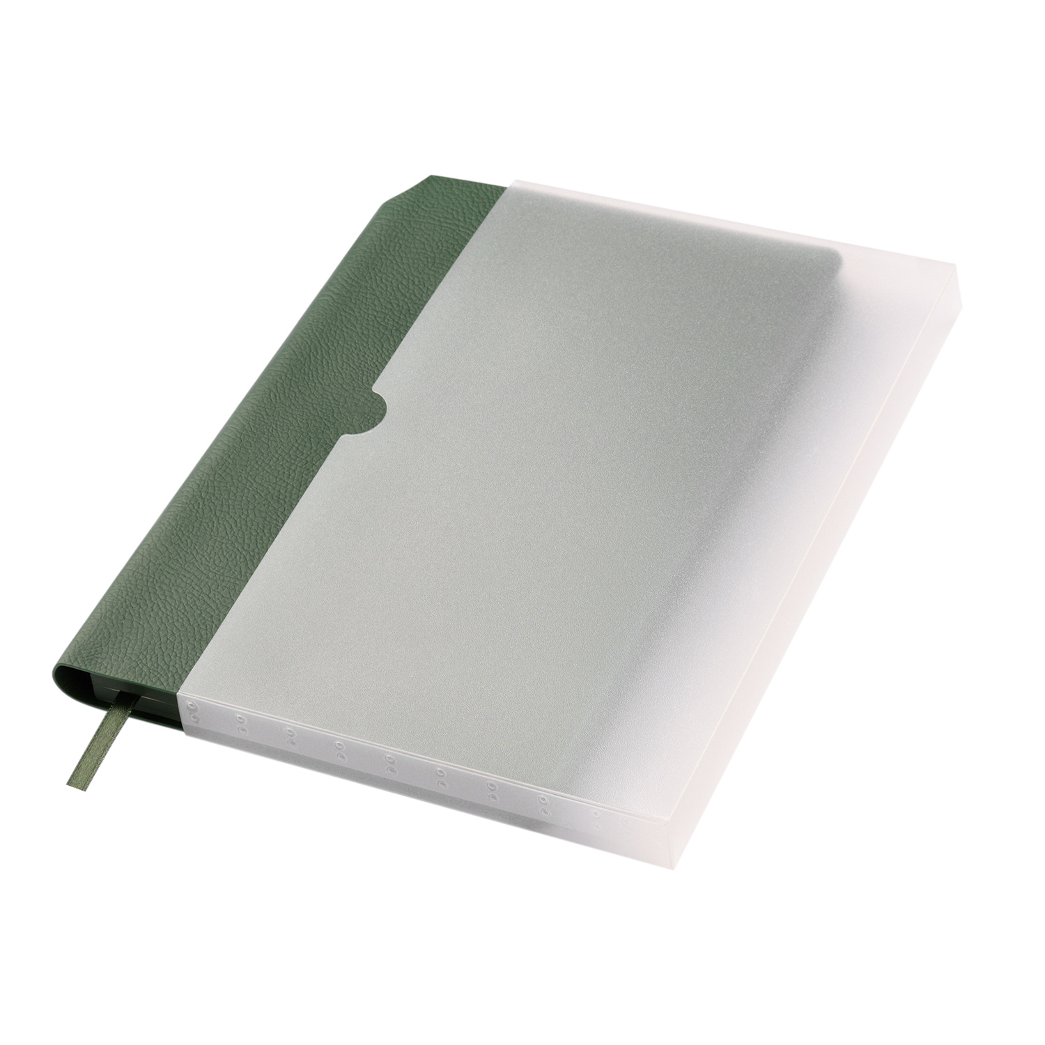 Ежедневник Molto недатированный, зеленый-8