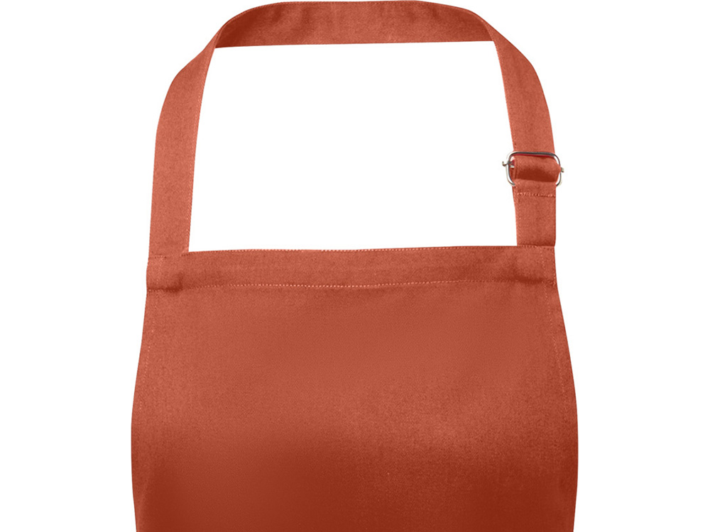 Фартук Andrea плотностью 240 г/м² с регулируемой завязкой на шее - Brick-2