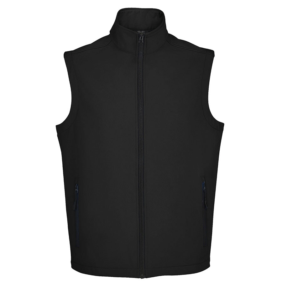 Жилет мужской софтшелл RACE BW MEN 280, черный-0