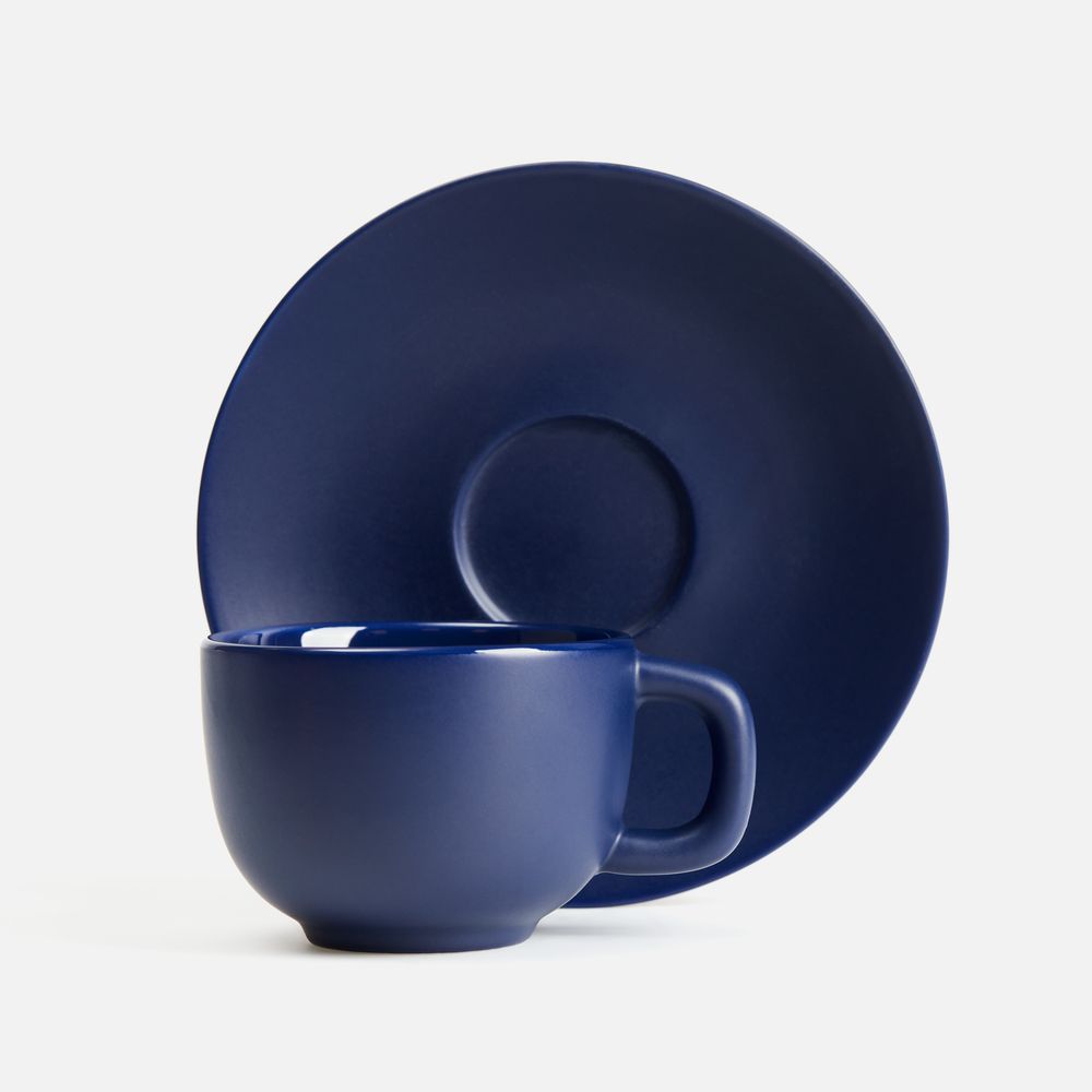Чайная пара Stansa, темно-синяя-1